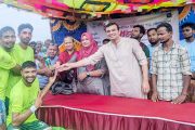 চিরিরবন্দরে সম্প্রীতি ফুটবল টুর্ণামেন্টের ফাইনাল খেলা
