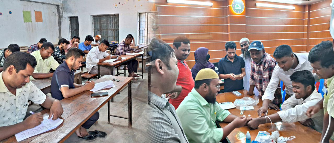 দিনাজপুরে পল্লী চিকিৎসকদের লিখিত ও ব্যবহারিক পরীক্ষা অনুষ্ঠিত