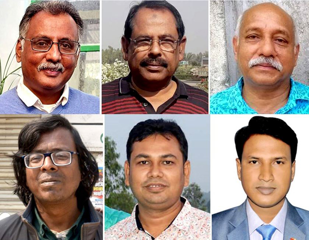 বগুড়ায় গ্রেপ্তার এড়াতে পালিয়ে বেড়াচ্ছেন ১৮ সাংবাদিক  হত্যাসহ জ্বালাও পোড়াও ভাঙচুর অগ্নিসংযোগ নাশকতা ও বিষ্ফোরক দ্রব্য আইনে মামলায়