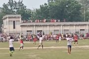 বিরামপুরে শহীদ আবু সাইদ স্মৃতি ফুটবল টুর্ণামেন্ট এর ফাইনাল খেলা 