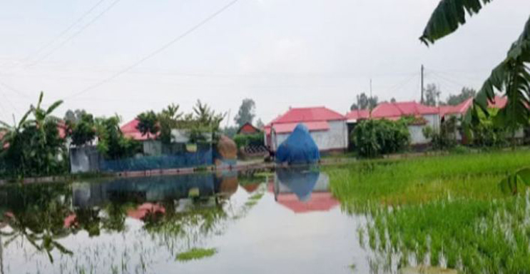 ডিমলায় আশ্রয়ন প্রকল্পের ৫০ পরিবার পানিবন্দি হয়ে ভোগান্তিতে