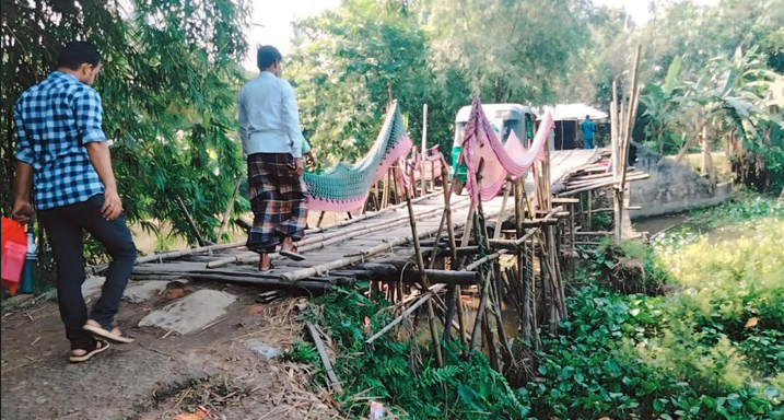 দোয়ারাবাজারে ৪ বছরেও মেরামত করা হয়নি পুটিপুশি ব্রিজ, সীমাহীন ভোগান্তি