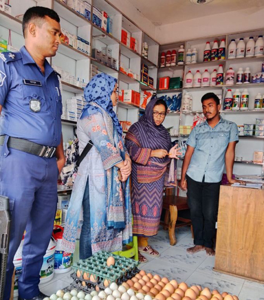 বিরলে ভোক্তা অধিকার সংরক্ষণ অধিদপ্তরের অভিযানে জরিমানা আদায়