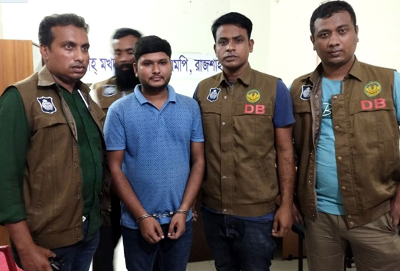 বগুড়া জেলা ছাত্রলীগের সভাপতি সজীব কারাগারে
