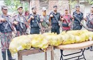 বেনাপোলে ৬২ কেজি গাঁজাসহ তিনজন গ্রেপ্তার