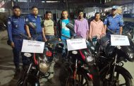 বগুড়া গাইবান্ধা ও রংপুরে অভিযানে তিনটি চোরাই মোটরসাইকেলসহ চারজন গ্রেপ্তার