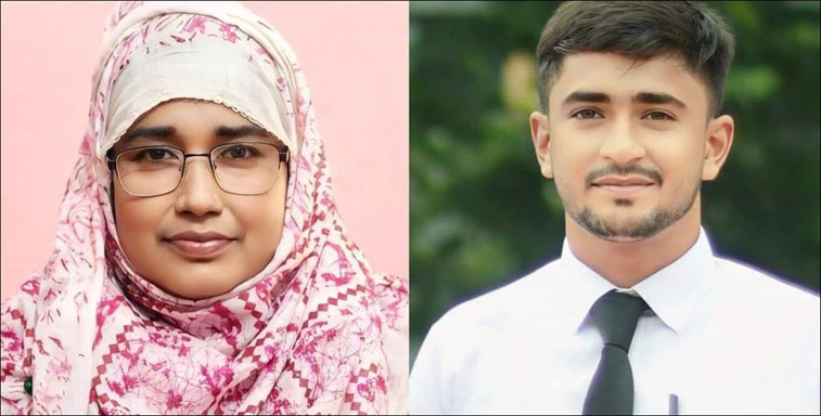জয়পুরহাটে মা-ছেলের একসঙ্গে গ্রাজুয়েশন