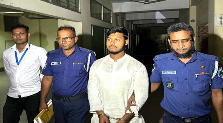 বগুড়ায় মাকে হত্যার দায়ে ছেলে সাদ ৩ দিনের রিমান্ডে