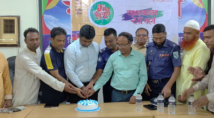 হিলিতে সকালের বাণী পত্রিকার প্রতিষ্ঠাবার্ষিকী পালন