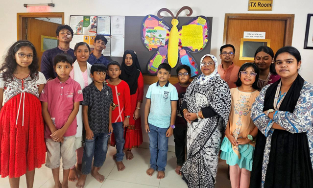রেডিও সারাবেলা চাইল্ড ক্লাবের দেয়াল পত্রিকা প্রজাপতি’র নবম সংখ্যার উন্মোচন