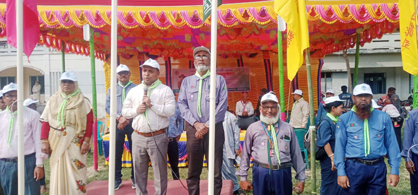 দিনাজপুরের চিরিরবন্দরে দিনদিন ব্যাপী ৫ম কাব ক্যাম্পুরীর উদ্বোধন