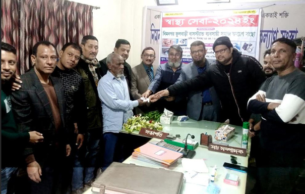 নিমনগর ফুলবাড়ী বাসস্ট্যান্ড ব্যবসায়ী সমাজ কল্যাণ সংস্থার দিনব্যাপী স্বাস্থ্যসেবা