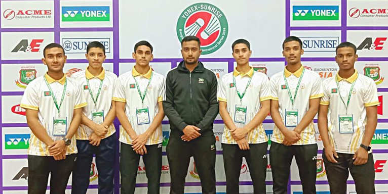 ইউনেক্স সানরাইজ বাংলাদেশ জুনিয়র ইন্টারন্যাশনাল সিরিজে দিনাজপুরের বিকেএসপি’র কৃতি চার খেলোয়াড়ের সাফল্য