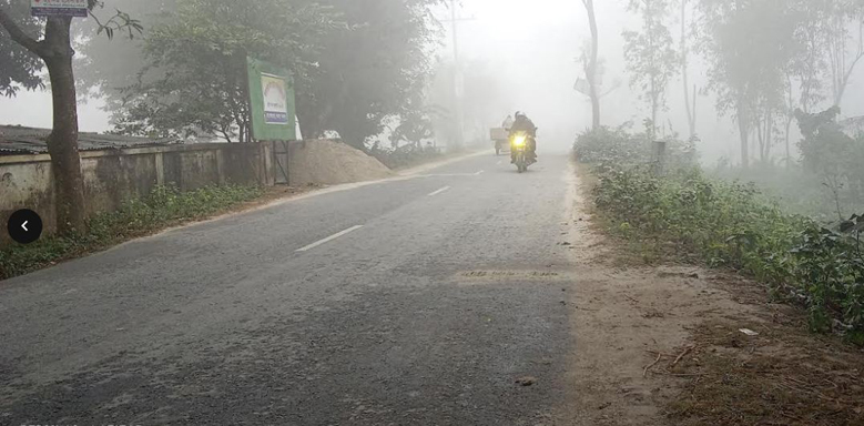 খানসামায় বেড়েছে শীতের প্রকোপ
