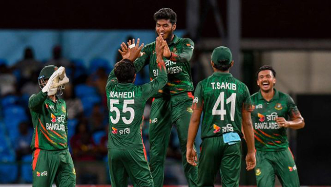 ক্যারিবিয়ানদের বিপক্ষে সিরিজ জিতল বাংলাদেশ
