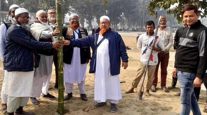 দিনাজপুরে ২৫ জানুয়ারি ডা.শফিকুর রহমানের কর্মী সম্মেলন বাস্তবায়নে মঞ্চ স্থান পরিদর্শনে জেলা জামায়াতের নেতৃবৃন্দ   