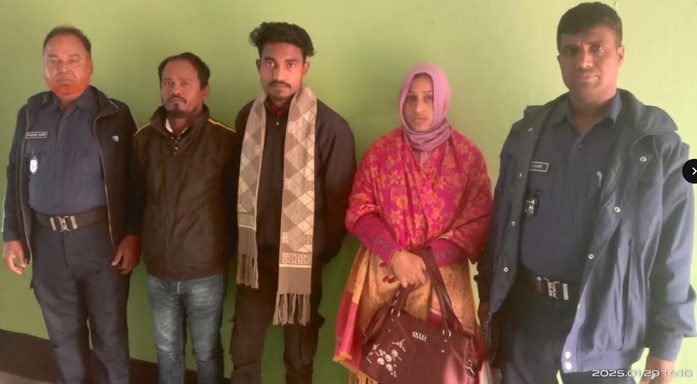 বিরামপুরে ১৩১ কেজি গাঁজাসহ দুইজন আটক