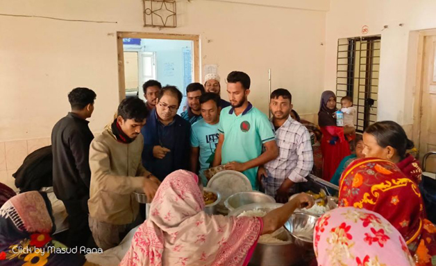 ভুঁড়ি ভোজের দুম্বার মাংস হাসপাতালে পরিবেশন