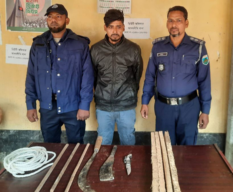 আদমদীঘিতে ডাকাতি প্রস্তুতিকালে গ্রেপ্তার ১