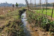 দোয়ারাবাজার সীমান্তে ভূমি খেকোদের দখলযজ্ঞে খাল এখন নালা!