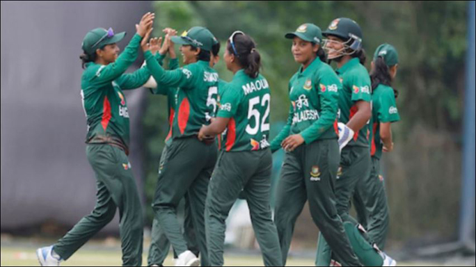 অনূর্ধ্ব-১৯ নারী বিশ্বকাপ :  নেপালকে হারিয়ে বিশ্বকাপ শুরু করল বাংলাদেশ
