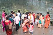 কয়ড়া কালী বাড়ি গঙ্গাস্নানে পূন্যার্থীদের ভিড়