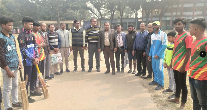 হিলিতে শীতকালীন ক্রীড়া প্রতিযোগিতায় ক্রিকেটে চ্যাম্পিয়ন গোহাড়া হাইস্কুল