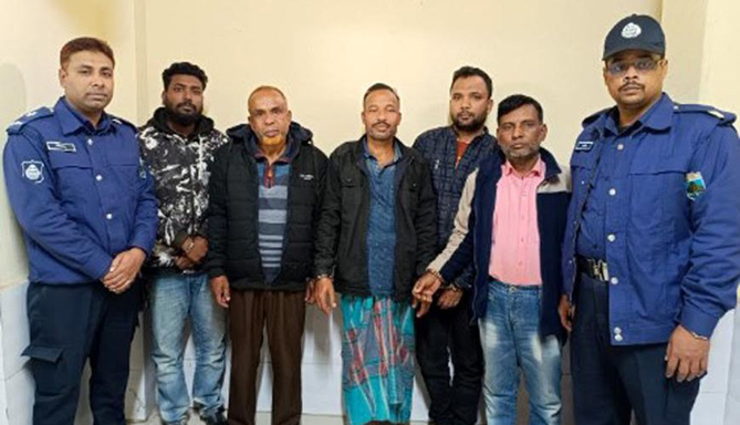 বগুড়ায় আওয়ামী লীগের ৫ নেতাকর্মী গ্রেপ্তার