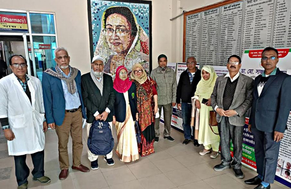 দিনাজপুরে খুরশীদ জাহান হক ইনস্টিটিউট অব ক্যান্সার রিসার্চ এন্ড হাসপাতাল পরিদর্শনে আন্তর্জাতিক ও জাতীয় পর্যায়ের ক্যান্সার বিশেষজ্ঞরা