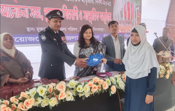 বিরামপুরে আন্তর্জাতিক মাতৃভাষা ও শহীদ দিবস উদযাপন