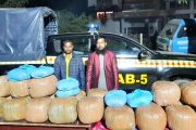 আদমদীঘিতে ট্রাক চালকের সিটের নীচে ৯৭ কেজি ৮০০ গ্রাম গাঁজা, গ্রেপ্তার ২