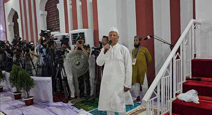 নতুন বাংলাদেশ গড়বই, ইনশাল্লাহ: ঈদগাহে প্রধান উপদেষ্টা ড. মুহাম্মদ ইউনূস