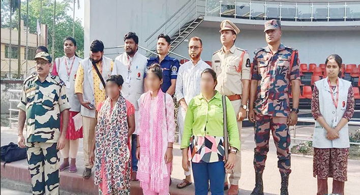 ভারতে পাচার হওয়া তিন বাংলাদেশি নারীকে ফেরত