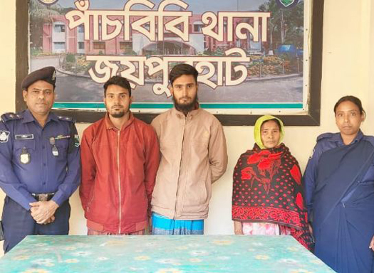 পাঁচবিবিতে হত্যা মামলার পলাতক আসামী গ্রেপ্তার ৩