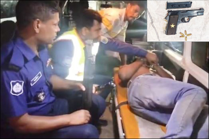 পাঁচবিবিতে পিস্তল ও গুলিসহ আটক ১
