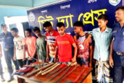  হাকিমপুরে ডাকাতির প্রস্তুতি কালে পুলিশের হাতে সাতজন গ্রেফতার