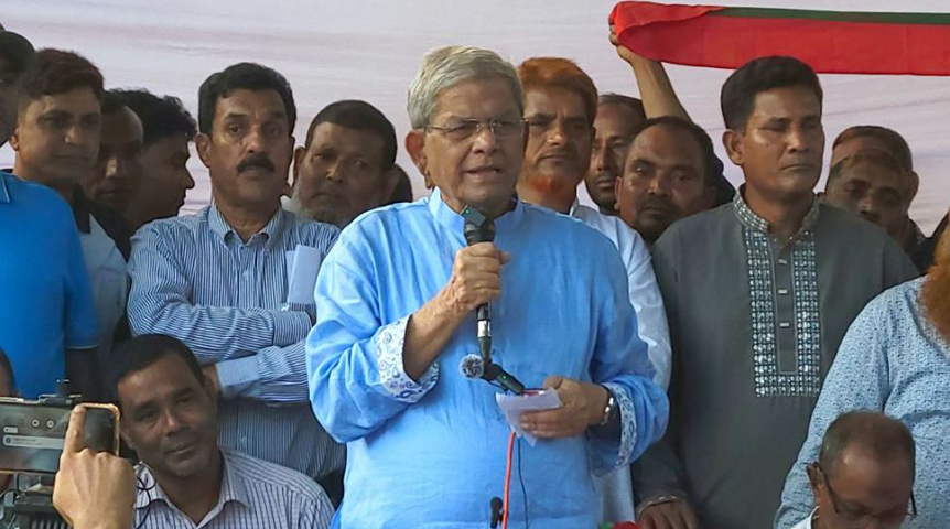 বিএনপি ক্ষমতায় গেলে নিরাপদে থাকবেন সনাতনী ধর্মাবলম্বীরা -ঠাকুরগাঁওয়ে মির্জা ফখরুল ইসলাম আলমগীর
