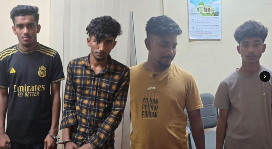 বগুড়ায় পুলিশের ওপর হামলা: কিশোর গ্যাংয়ের ৪ জন গ্রেপ্তার