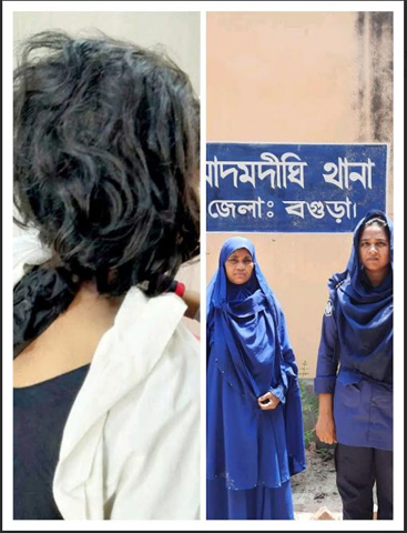 আদমদীঘিতে গৃহবধূকে নির্যাতনের পর মাথার চুল কেটে দেওয়ায় শাশুড়ি গ্রেপ্তার