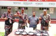 পাঁচবিবি সীমান্তে নেশার ইঞ্জেকশন উদ্ধার করেছে বিজিবি