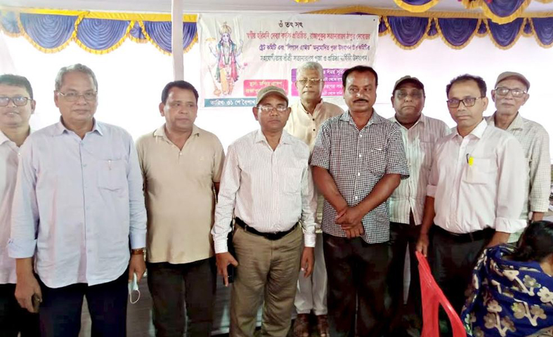 দিনাজপুরে হরিমনি দেব্যা কর্তৃক প্রতিষ্ঠিত কাউগাঁ রাজাপুকুরে সত্য নারায়ণ পূজা অনুষ্ঠিত