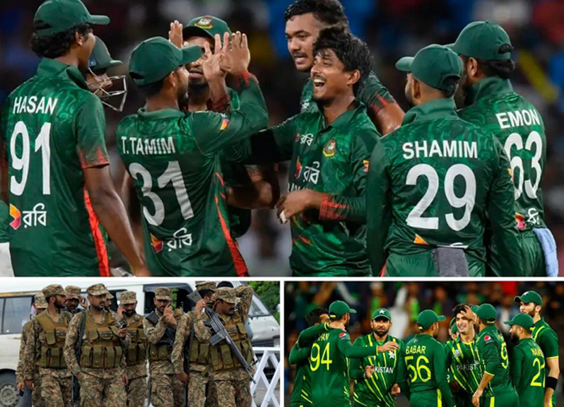 বাংলাদেশ-পাকিস্তান সিরিজের নিরাপত্তার দায়িত্বে সেনাবাহিনী