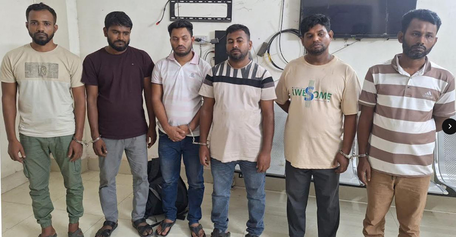 গোবিন্দগঞ্জে ডাকাতির প্রস্তুতিকালে প্রাইভেট কারসহ আন্ত:জেলা ডাকাতদলের  ৬ সদস্য গ্রেফতার