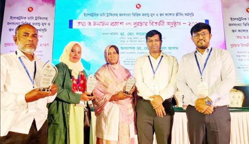 চিরিরবন্দরের উপজেলা স্বাস্থ্য বিভাগের জাতীয় পর্যায়ে তিনটি পুরষ্কার লাভ ও স্বীকৃতি