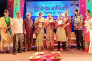 দিনাজপুর নাট্য সমিতির ১১২তম প্রতিষ্ঠাবার্ষিকীতে তিন গুণী সাংস্কৃতিক ব্যক্তিত্বকে সম্মাননা প্রদান