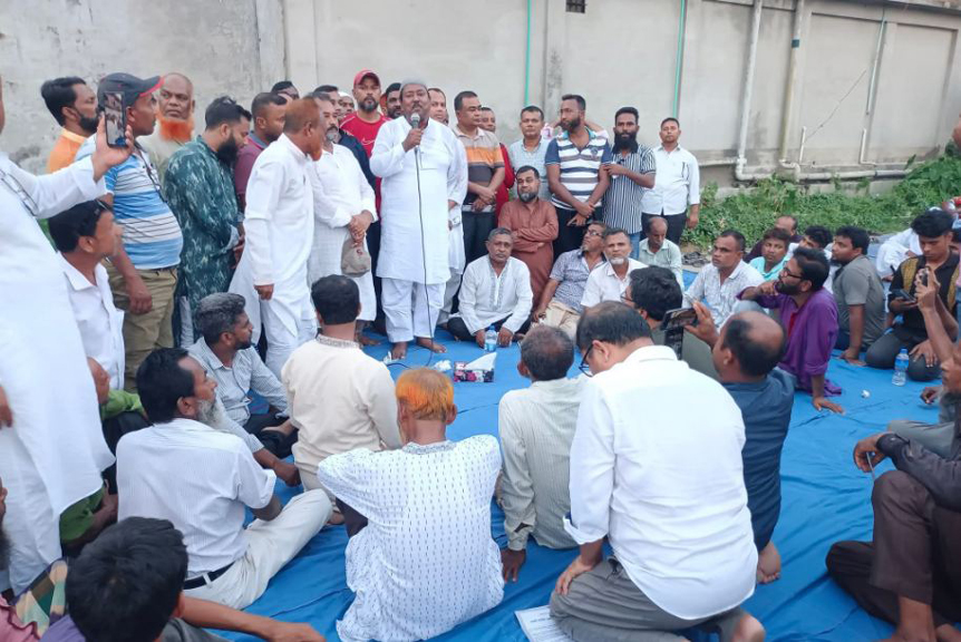 দিনাজপুর জেলা বিএনপির সভাপতি এ্যাড. মোফাজ্জল হোসেন দুলাল এর সাথে শশরা ইউনিয়ন বিএনপির নেতৃবৃন্দের মতবিনিময়