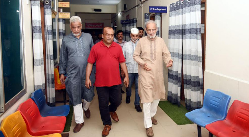 দিনাজপুর জিয়া হার্ট ফাউন্ডেশন পরিদর্শনে যুগ্ম সচিব এসএম সোহরাব হোসেন