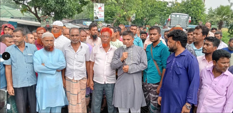 শিবগঞ্জে হিমাগারের ভাড়া বৃদ্ধির প্রতিবাদ সভা