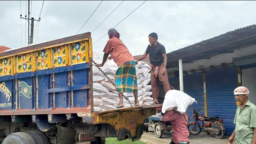 তেঁতুলিয়ায় ৯৬০ বস্তা সার জব্দ, চার ব্যবসায়ীকে জরিমানা