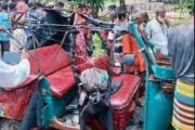 বগুড়ায় সড়ক দুর্ঘটনায় দুই জনের মৃত্যু, আহত-৫